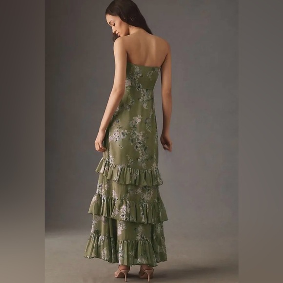 BHLDN Molly Strapless Maxi Dress, NWT - small flaw, Size 8 - Picture 2 of 6